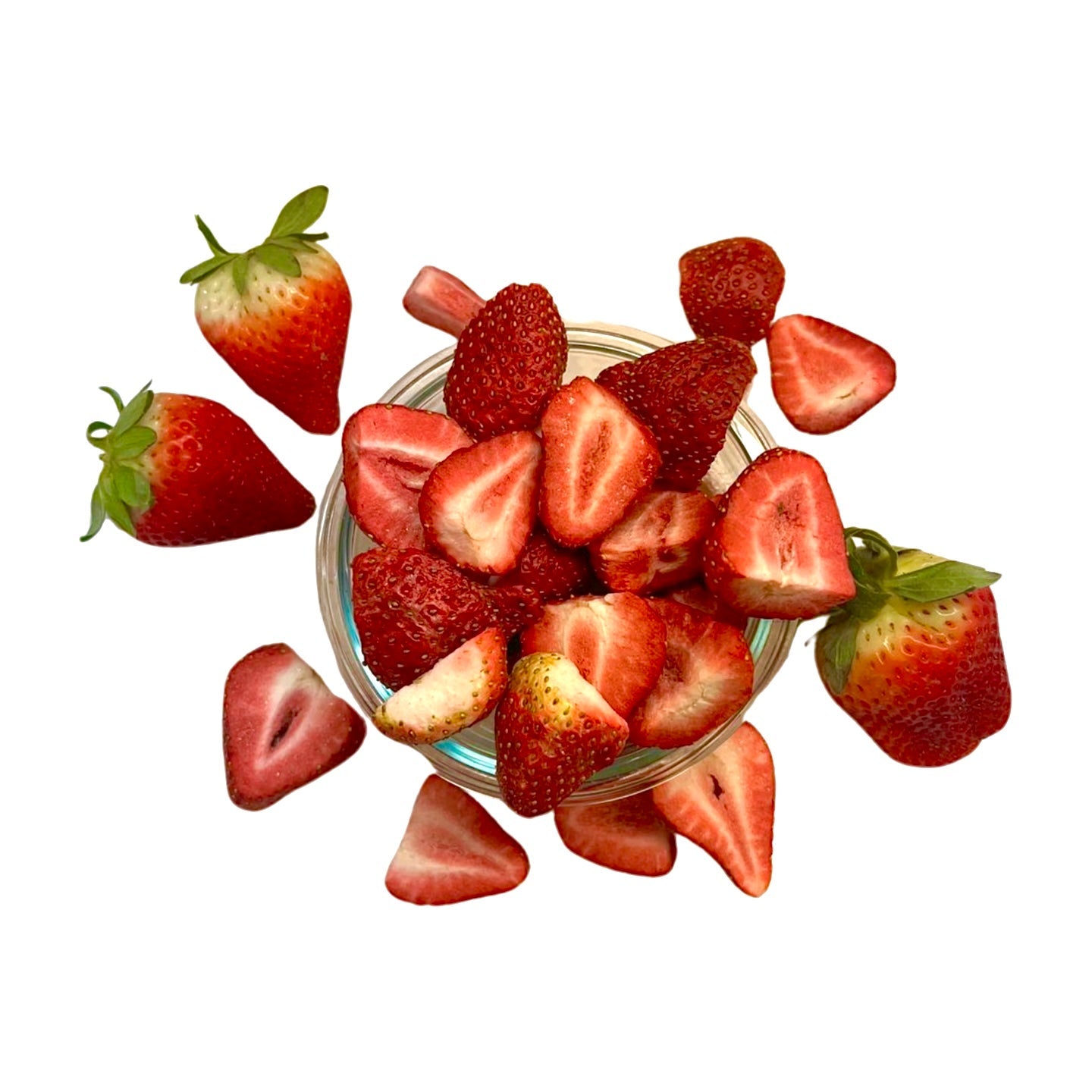 Fraises lyophilisées