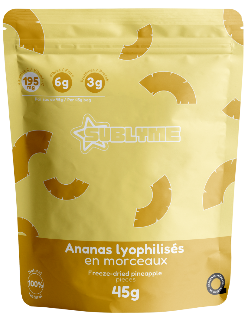 Ananas lyophilisés