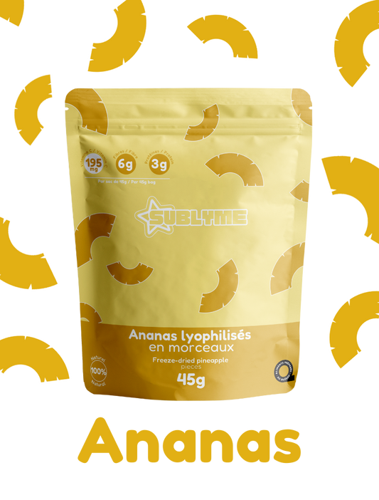 Ananas lyophilisés